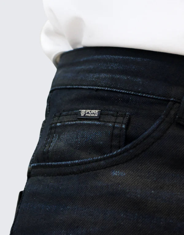 Pure Premium Lorenzo Slim Jeans In Blue Black Men