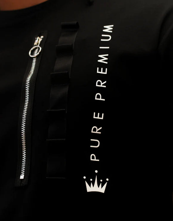 Pure Premium Taglio B T-Shirt In Black Men