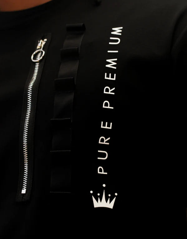 Pure Premium Taglio B T-Shirt In Black Men