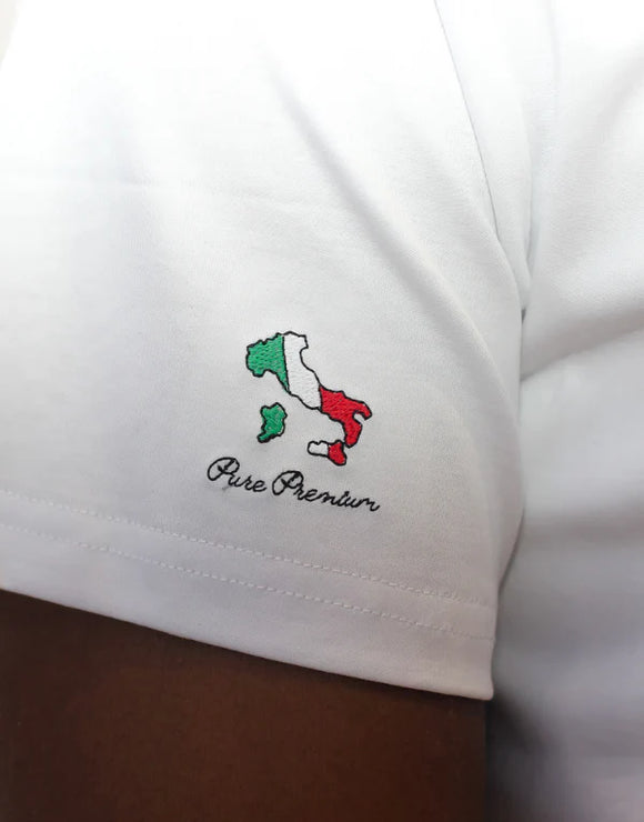 Pure Premium Taviani T-Shirt In White Men