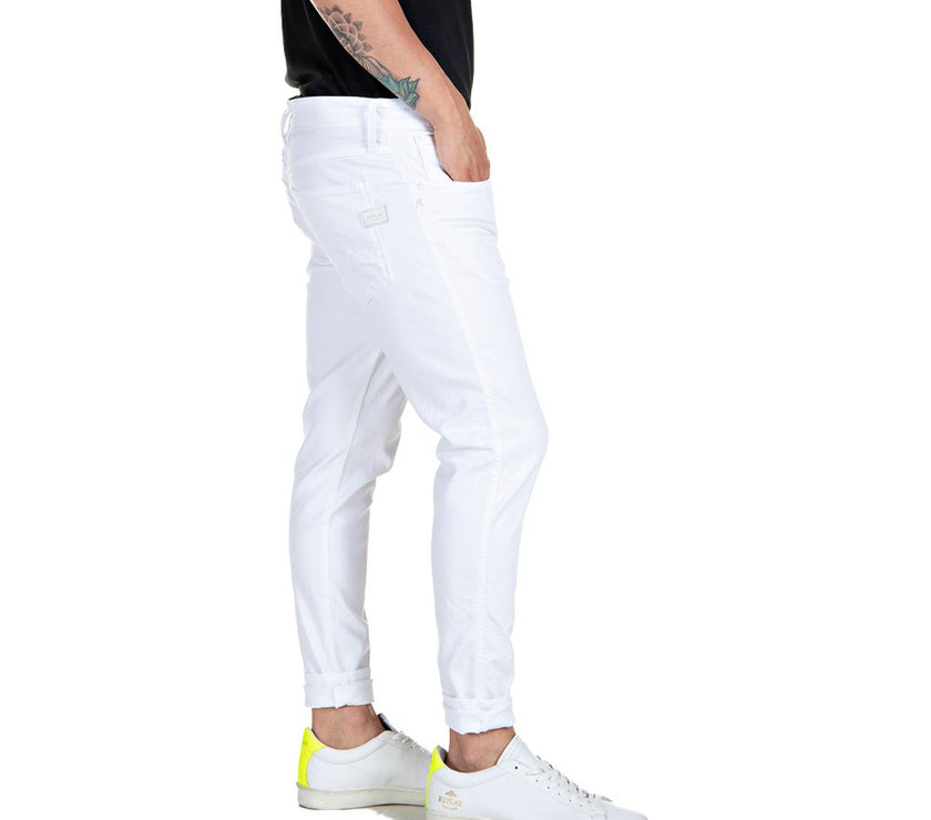 Replay Mens White Jeans