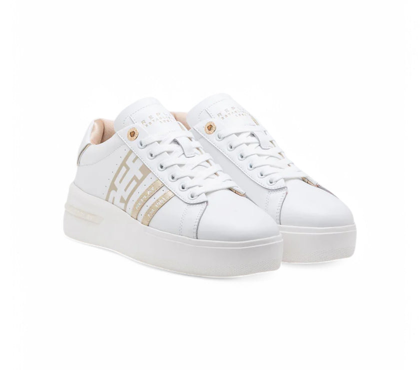 Replay Ladies University W Stripes White