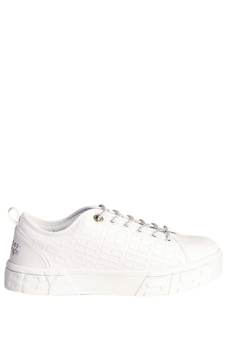 Sissy Boy Embossed White Sneaker