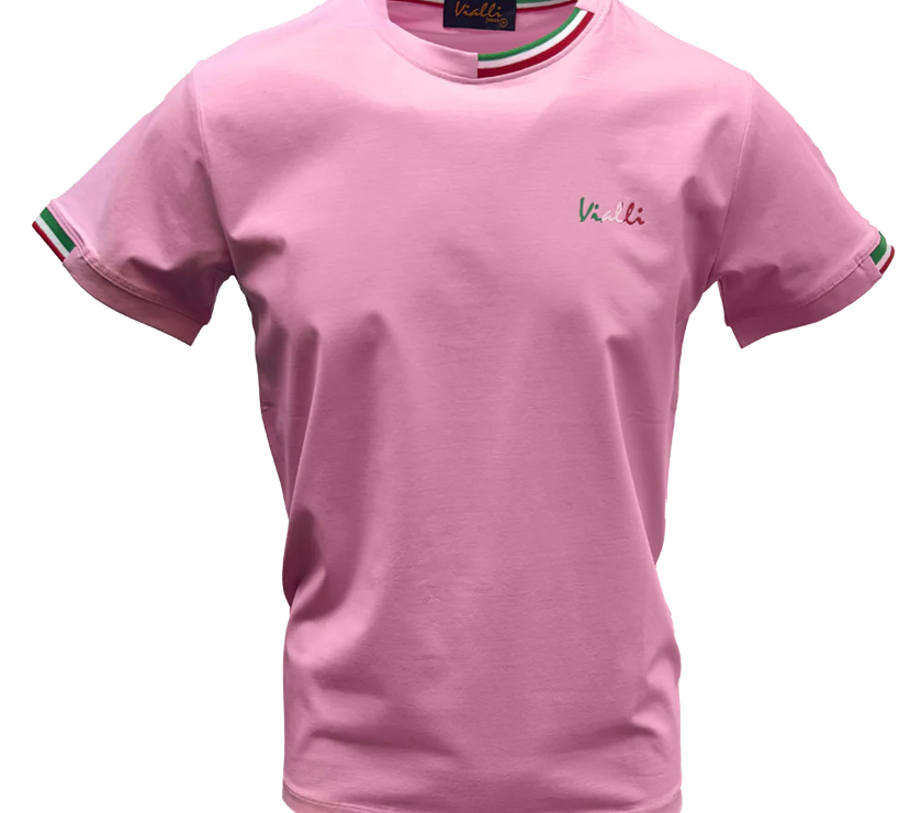 Vialli Pink Nando T-shirt