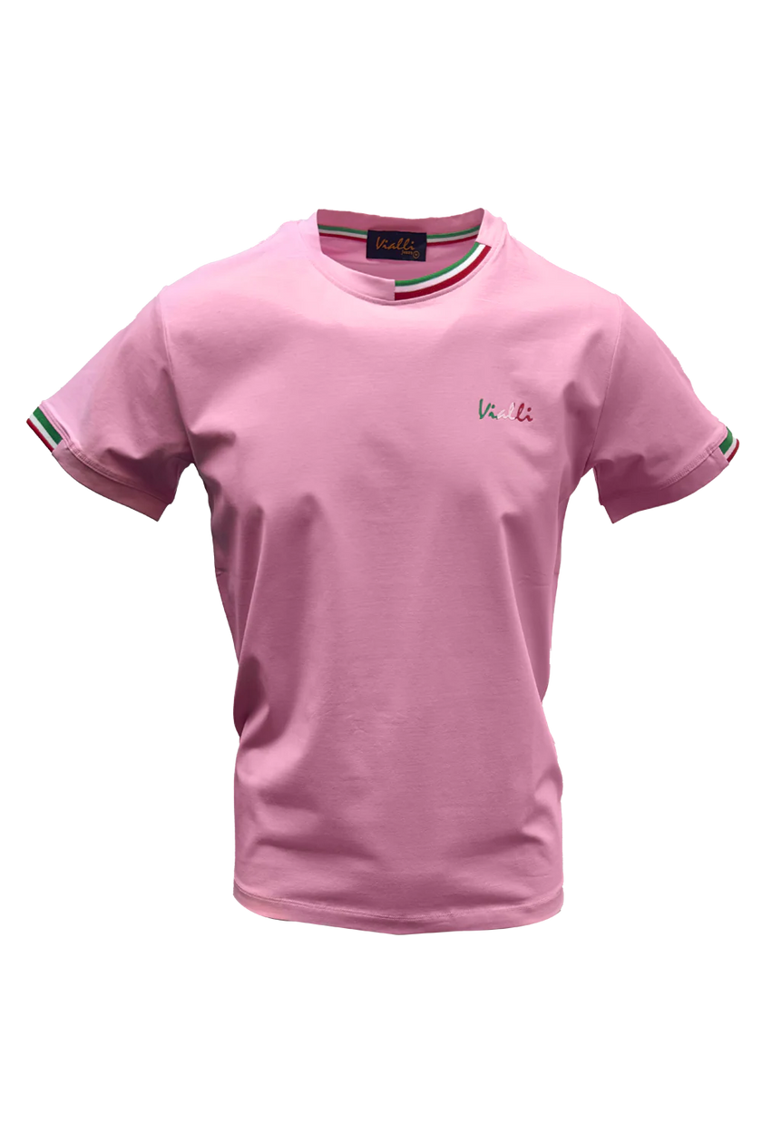Vialli Pink Nando T-shirt
