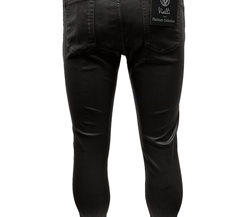 Vialli Mens Chocolate Ithisso Jean