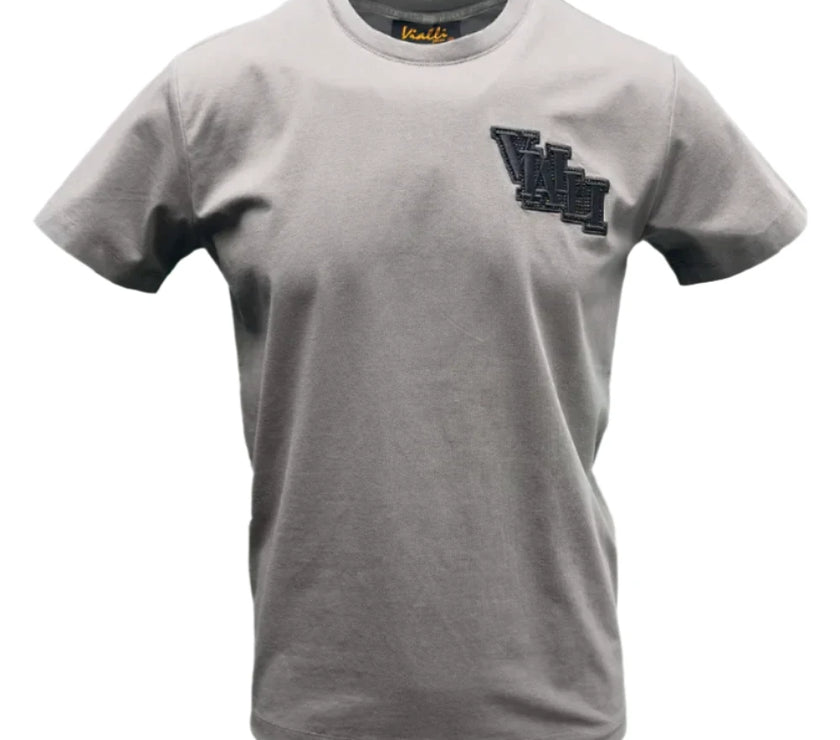 Vialli Mens Gray Irack T-shirt