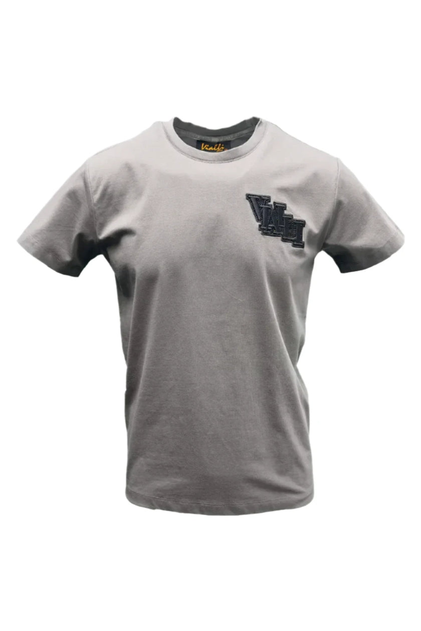 Vialli Mens Gray Irack T-shirt