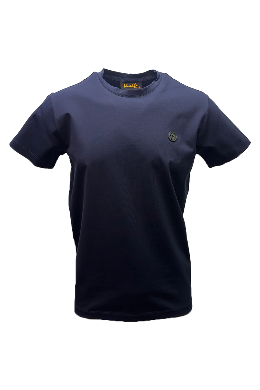 Vialli Mens Identif Navy T-shirt