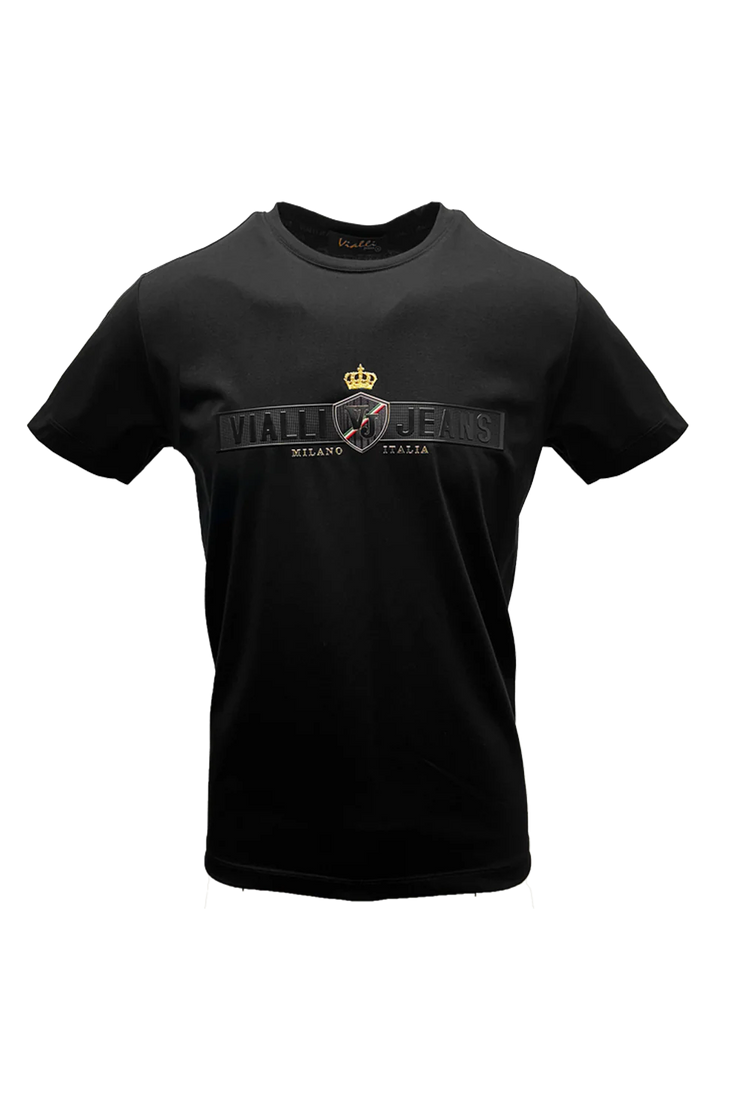 Vialli Kruffy Black T-shirt