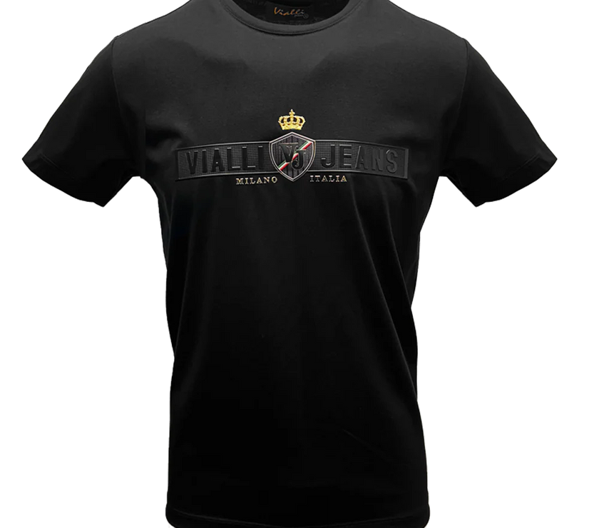 Vialli Kruffy Black T-shirt