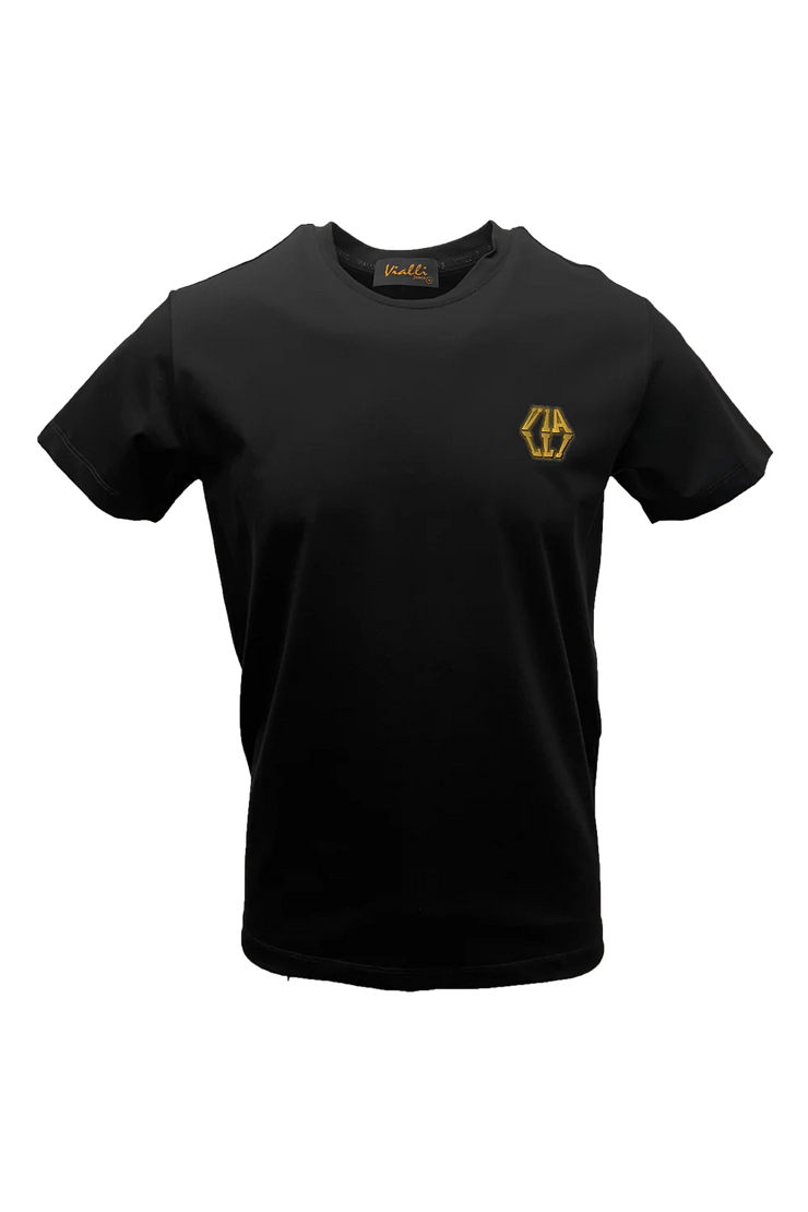 Vialli Mens  Black Keet T-shirt