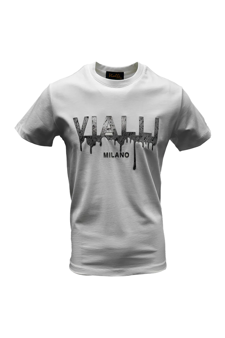 Vialli Men's white Kluli T-shirt