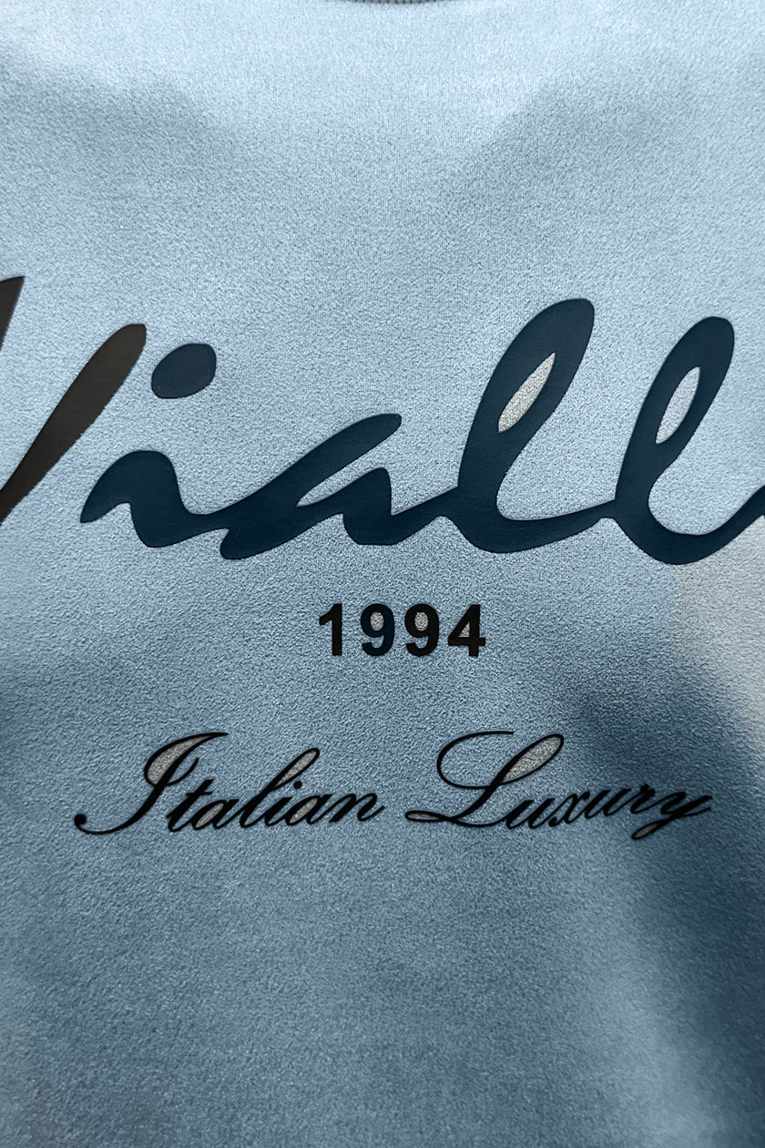 Vialli  Mens Blue Kiroshi T-Shirt