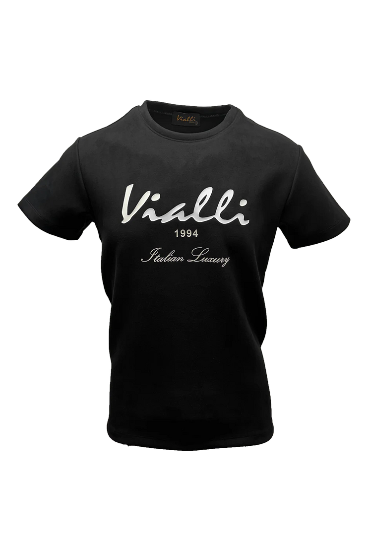 Vialli Mens Black Kiroshi T-shirt