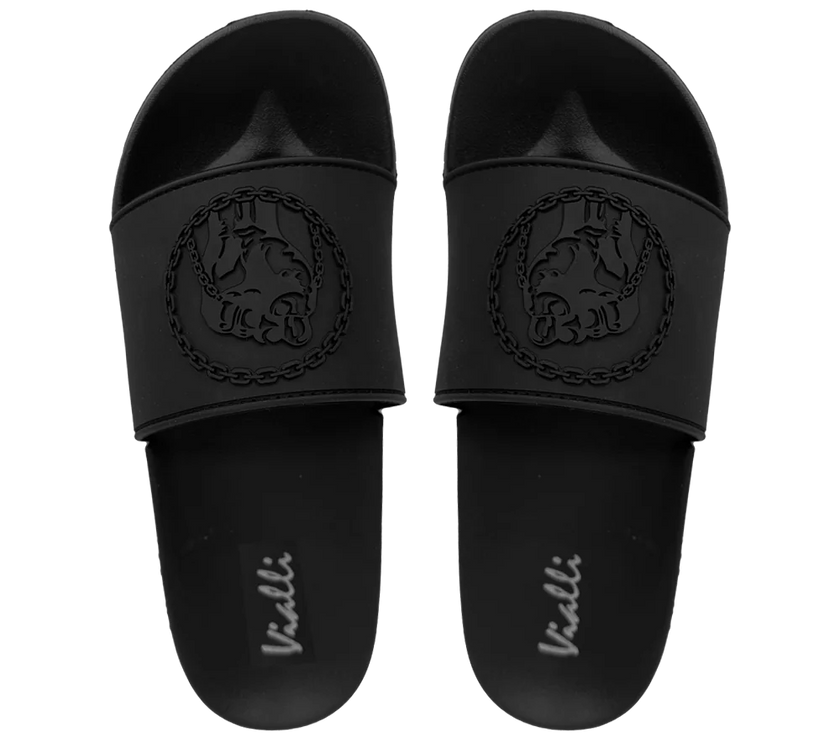 Vialli Black Frigo Slides