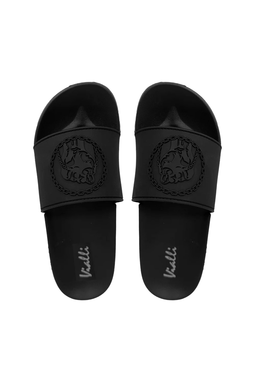 Vialli Black Frigo Slides