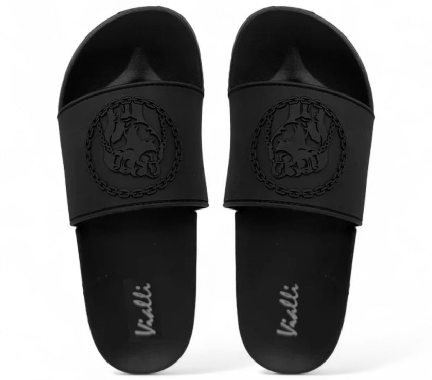 Vialli Black Frigo Slides