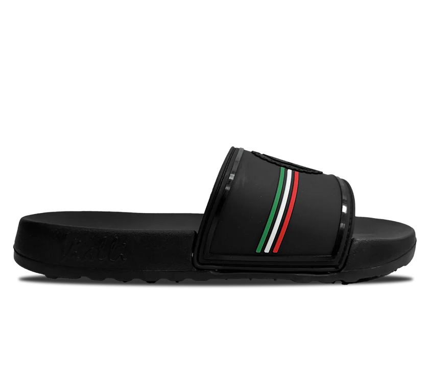 Vialli Mens Black Amigo Sandals