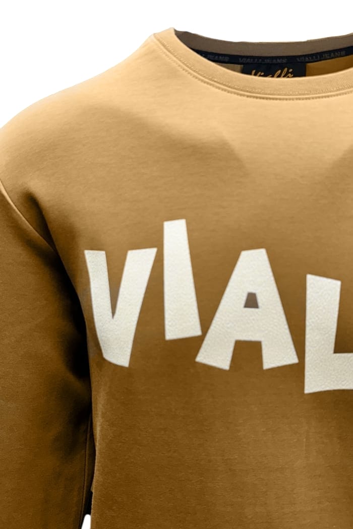 Vialli Brown Grownner Sweat