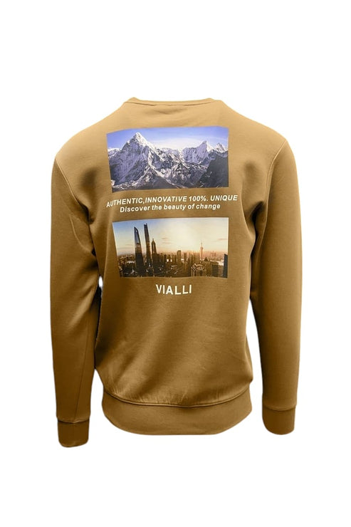 Vialli Brown Grownner Sweat